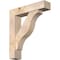 Ekena Millwork Funston Block Smooth Bracket w/ Offset Brace, Douglas Fir, 7 1/2"W x 34"D x 38"H BKT0806X34X38FST05SDF - alternate 1